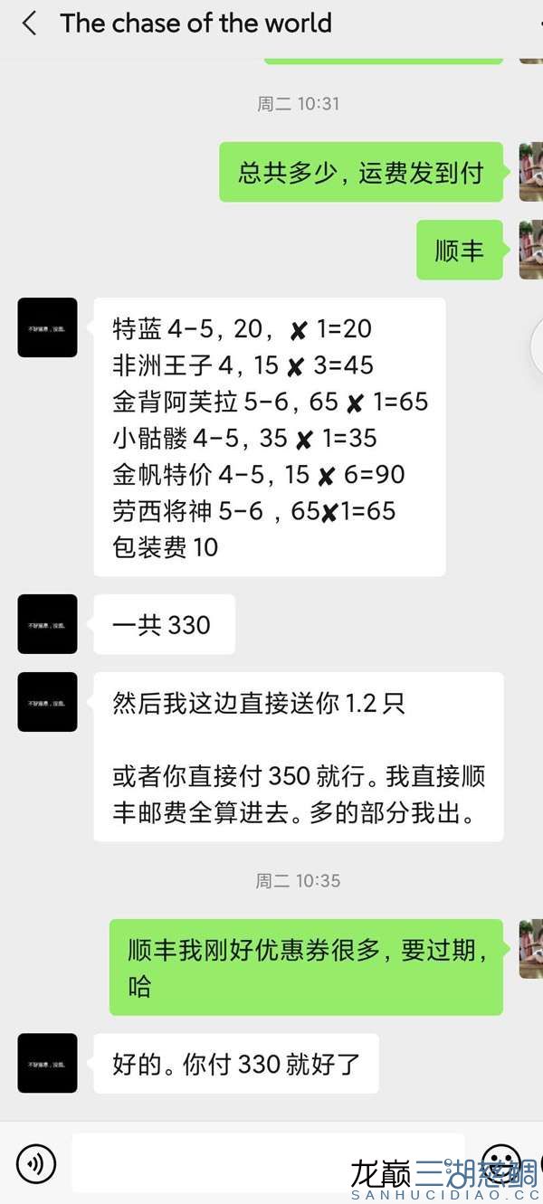 透露一个福建鱼商奸商乱发货骗钱卖的垃圾鱼病鱼 B级过背金龙鱼 第5张