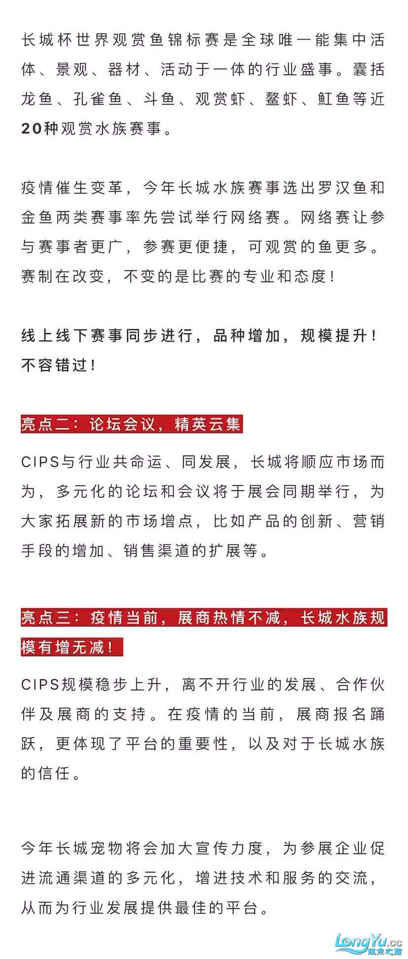 本溪观赏鱼市场深耕行业24年全球水族行业的重要贸易平台—CIPS长城水族 观赏鱼市场（混养鱼） 第4张