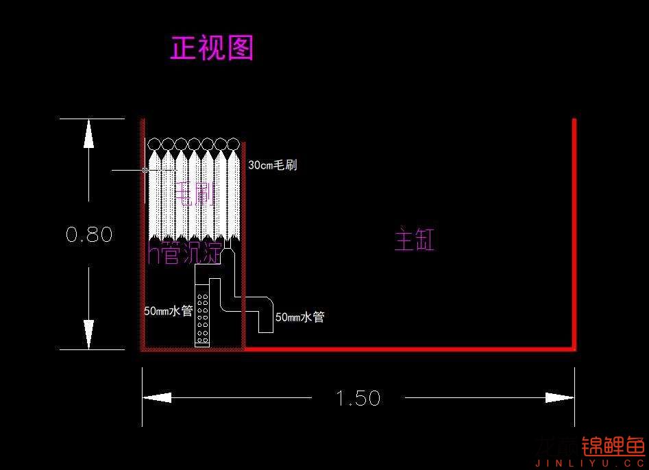 地缸h管的尺寸问题