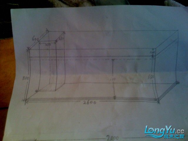 8米龙鱼缸制作图纸